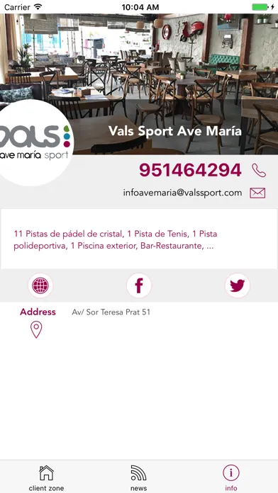 Vals Sport Ave María スクリーンショット