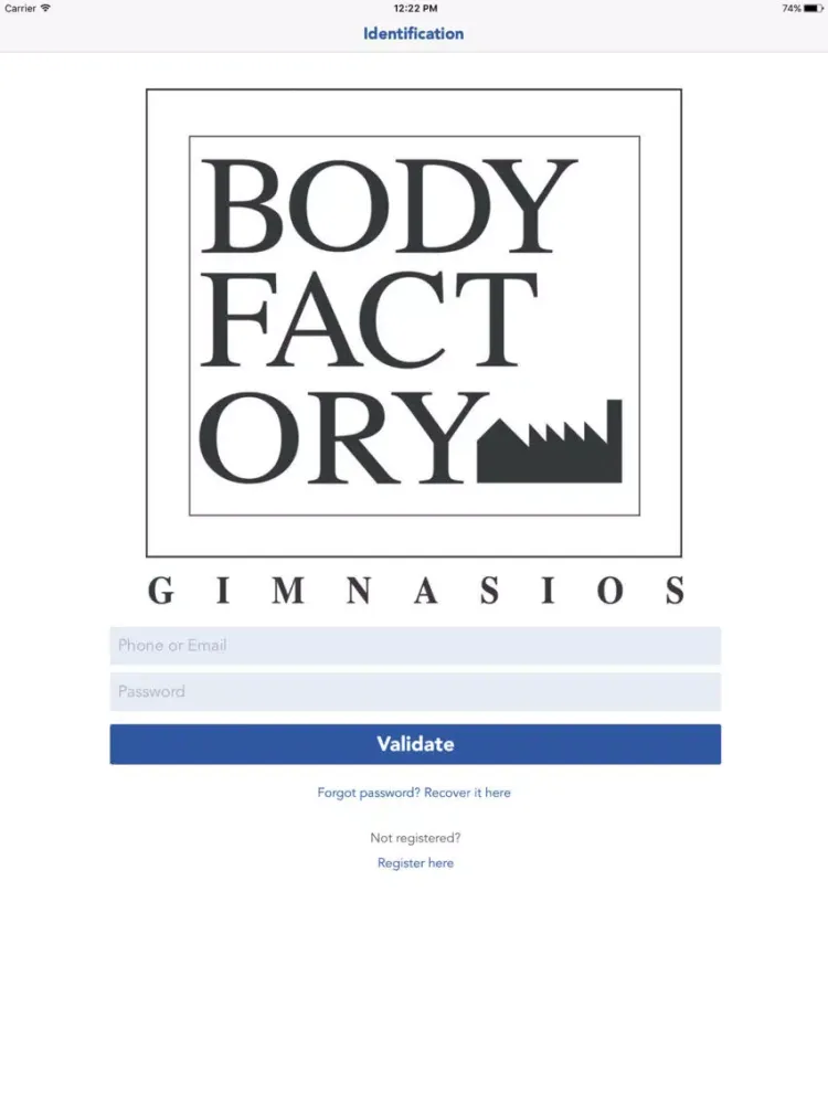BODY FACTORY PADEL iPad  Screenshots