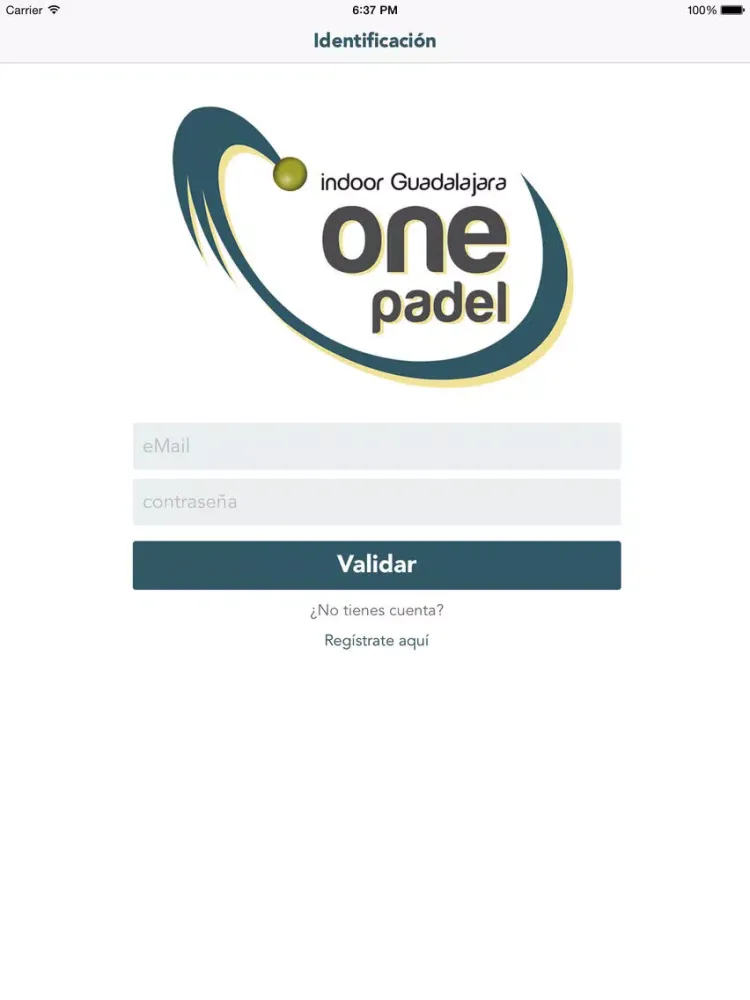 One Padel iPad 应用截图