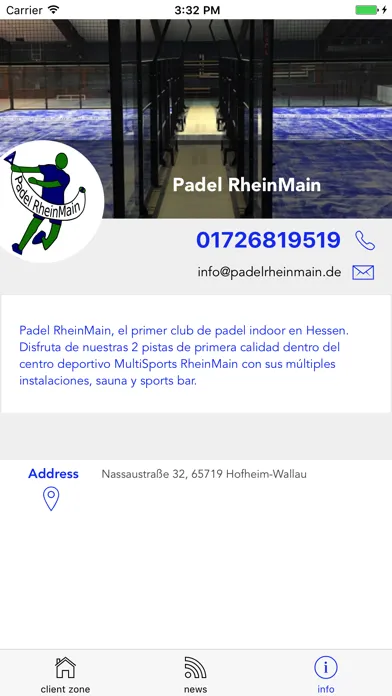 Padel RheinMain سکرین شاٹس