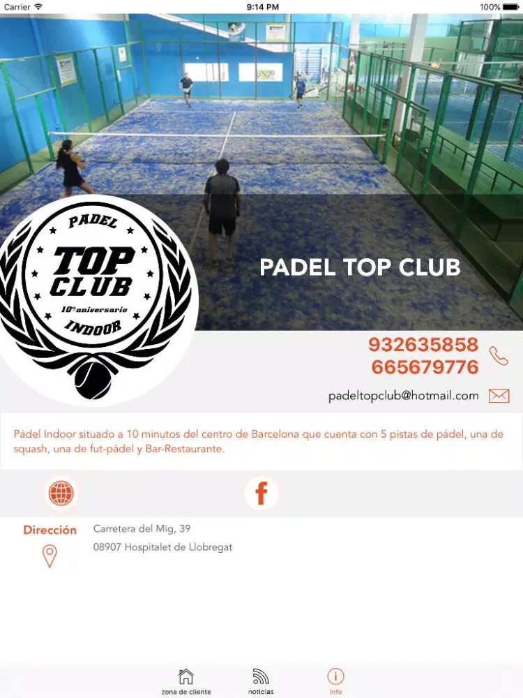 Captures d'écran de PADEL TOP CLUB APP iPad 