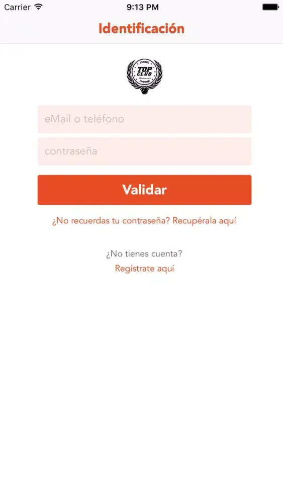 Captures d'écran de PADEL TOP CLUB APP