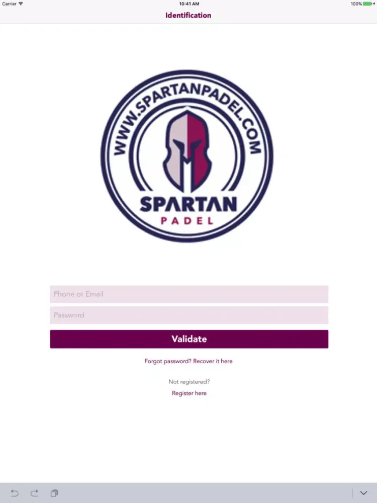 Capturas de pantalla de CLUB SPARTAN PADEL iPad 