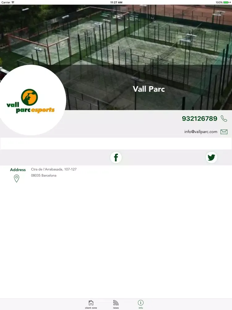 VALL PARC ESPORTS iPad  Screenshots