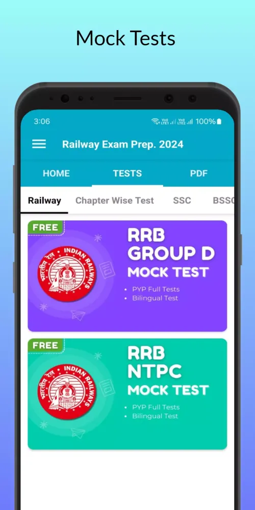 RRB Railway Exam Preparation應用截圖