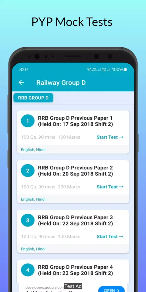 RRB Railway Exam Preparation應用截圖