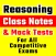 Reasoning Class Notes & Tests