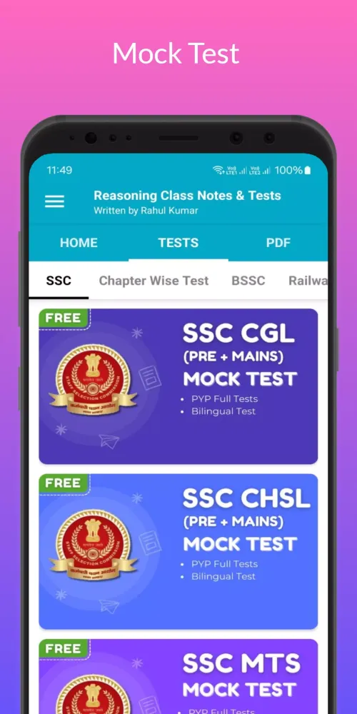 Zrzuty ekranu Reasoning Class Notes & Tests