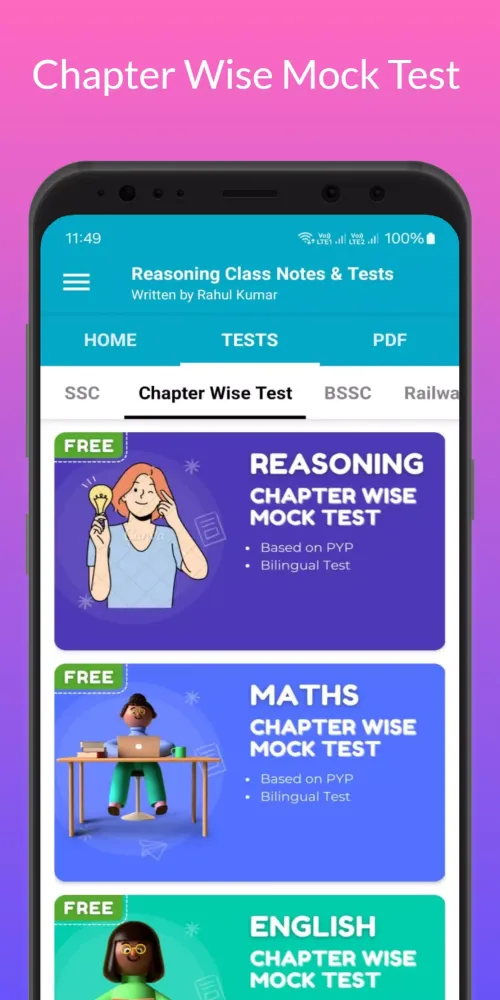 Zrzuty ekranu Reasoning Class Notes & Tests