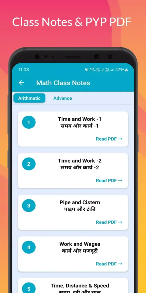 Tangkapan skrin SSC GD Mock Test Prep App 2024