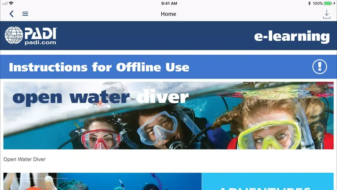 PADI Library スクリーンショット