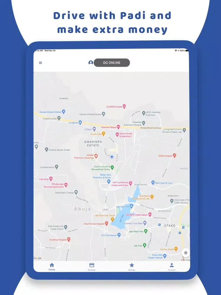 Padi Drive iPad  سکرین شاٹس