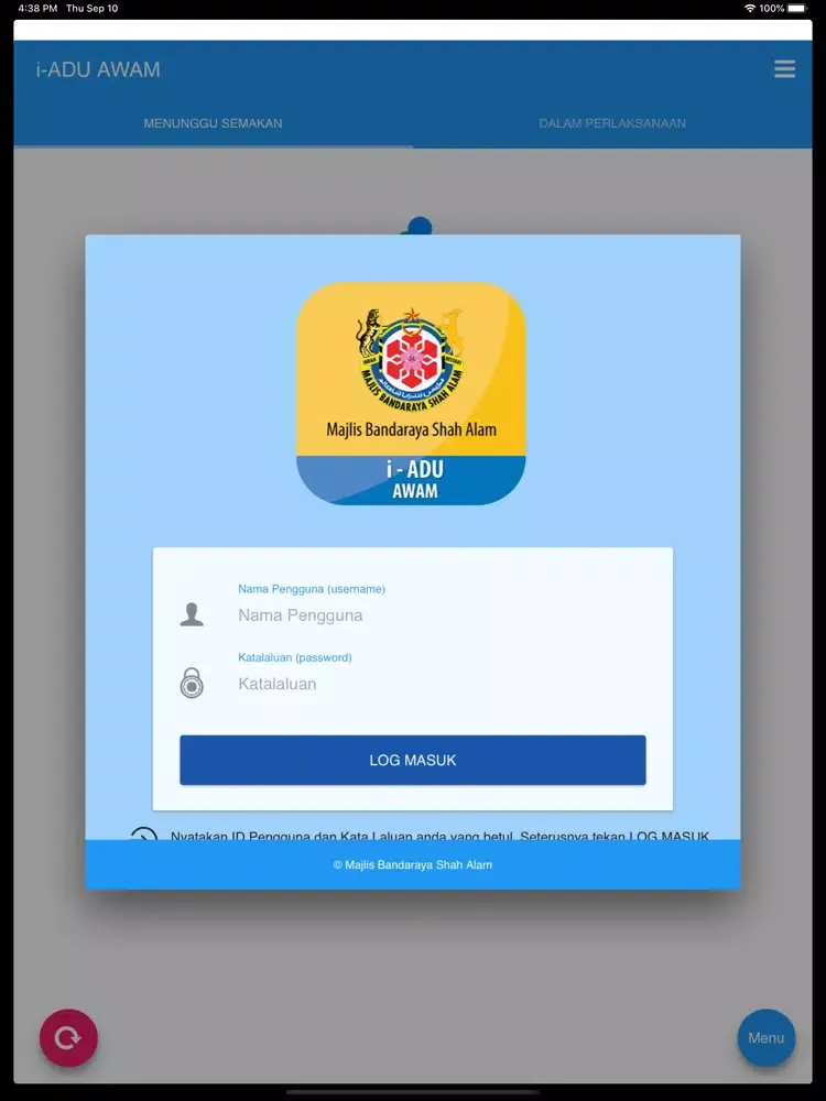 i-ADU AWAM iPad  سکرین شاٹس