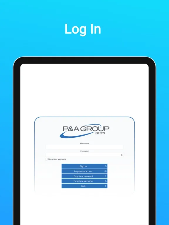 P&A Group - MyBenefits iPad  سکرین شاٹس
