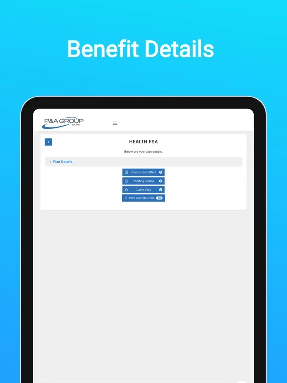 P&A Group - MyBenefits iPad  سکرین شاٹس