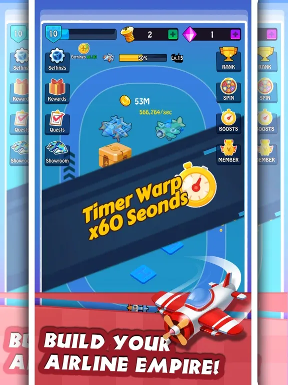 Merge Plane - Idle Tycoon Game iPad  Screenshots