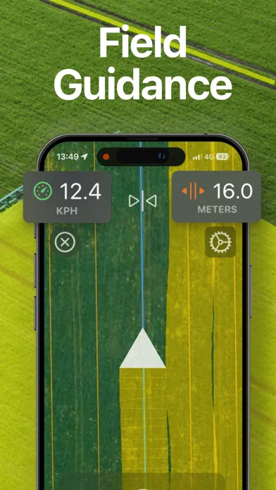 Tractor GPS - Field Guidance Screenshots
