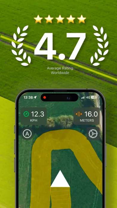 Tractor GPS - Field Guidance Screenshots