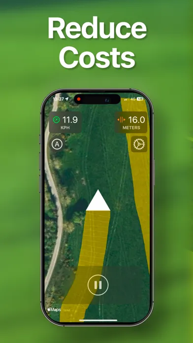 Tractor GPS - Field Guidance Screenshots