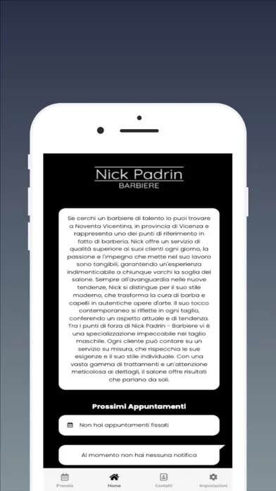 Ảnh chụp màn hình của Nick Padrin Barbiere
