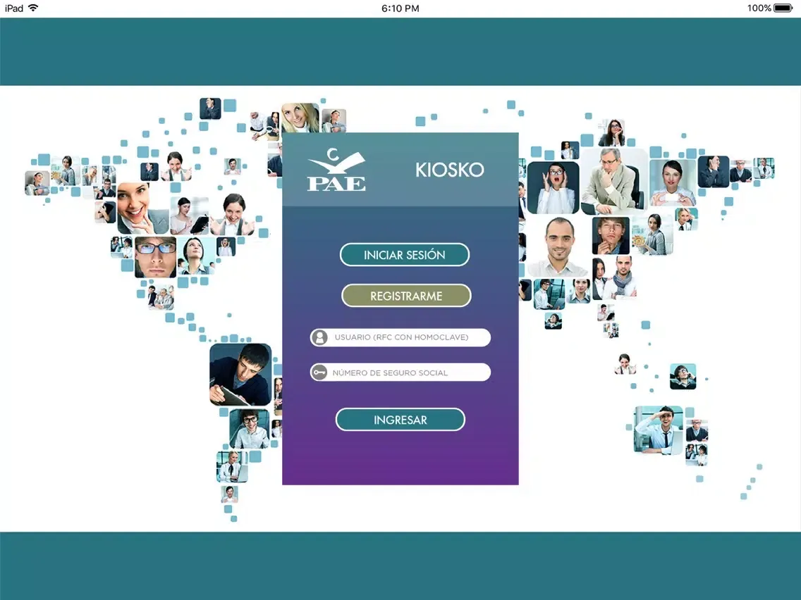 PAE Kiosko iPad  스크린샷