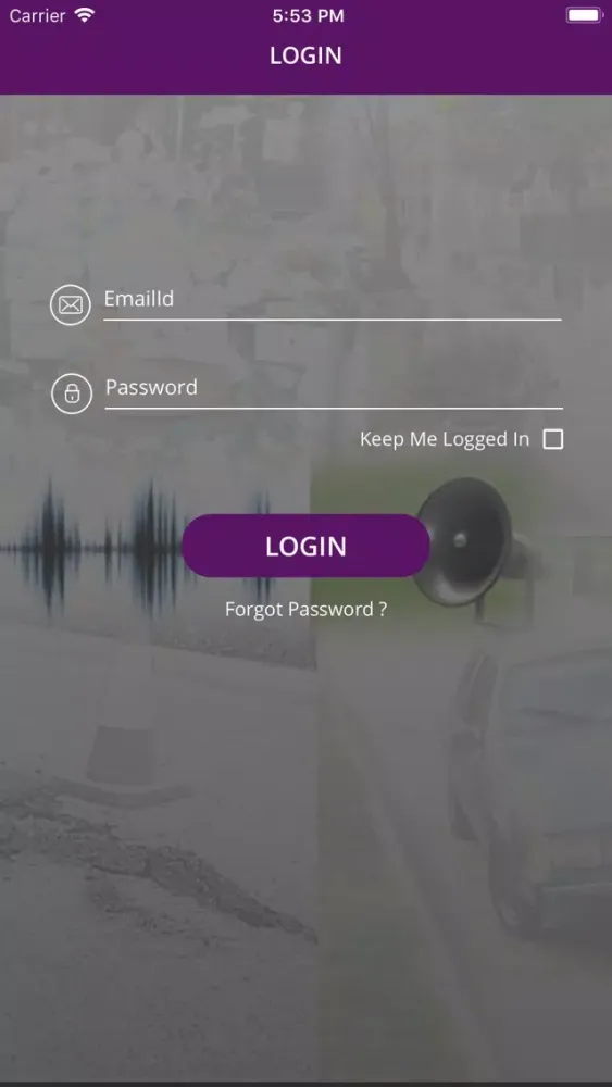 Capturas de tela do Council Fault Report WF-Cust