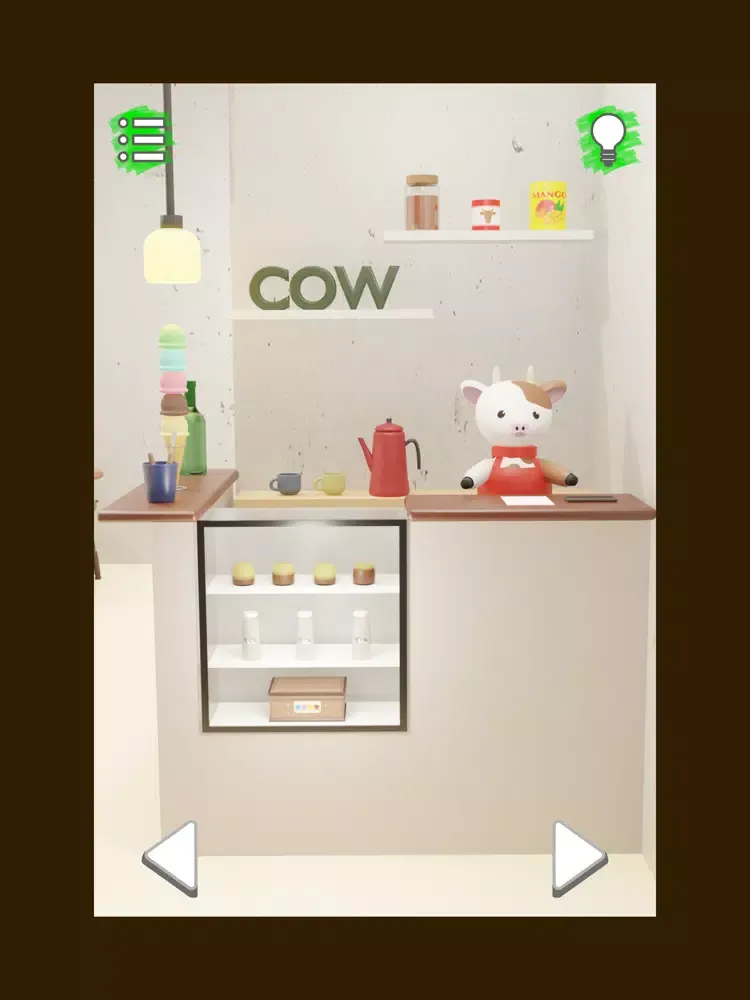 脱出ゲーム ～ 牛のいるカフェからの脱出 ～ iPad  स्क्रीनशॉट