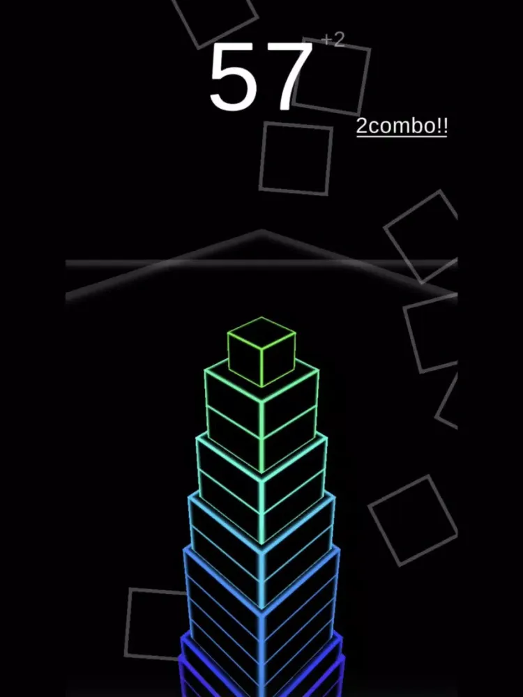Neon Block Tower iPad  سکرین شاٹس
