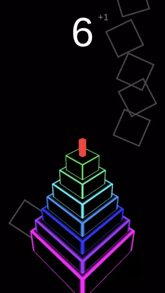 Neon Block Tower سکرین شاٹس