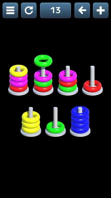 Ring Sort Puzzle スクリーンショット