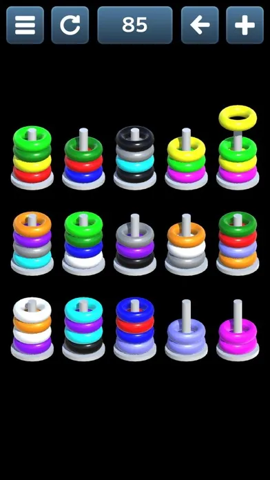 Ring Sort Puzzle スクリーンショット