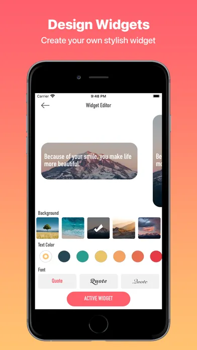 Capturas de pantalla de Quote Widgets