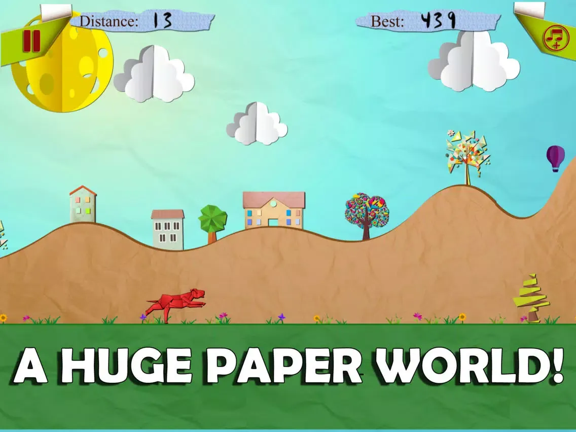 Origami Dog World iPad  Screenshots