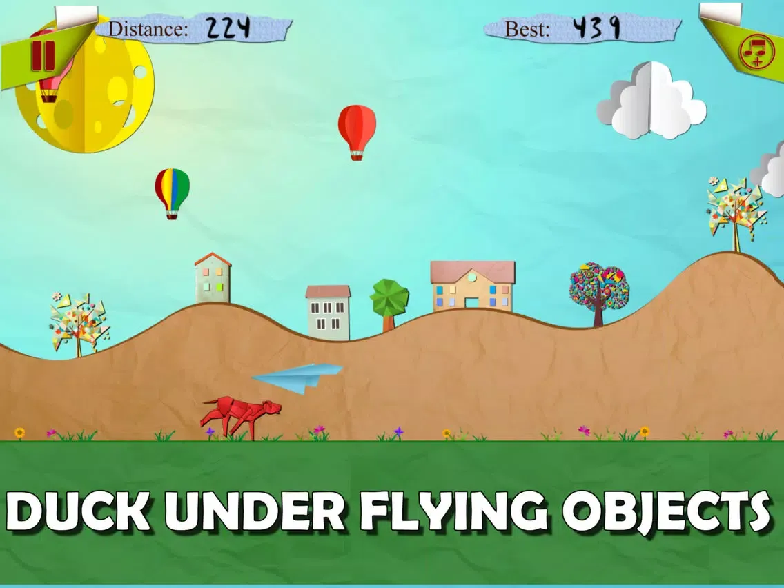 Origami Dog World iPad  Screenshots
