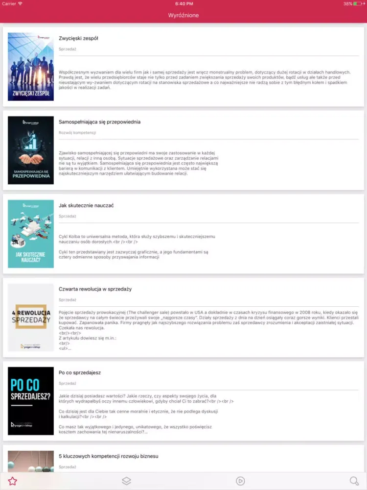 Akademia Biznesu iPad  Screenshots