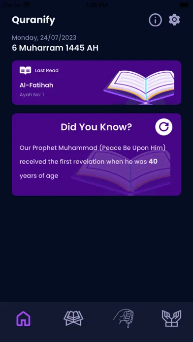 Quranify Ekran Görüntüleri