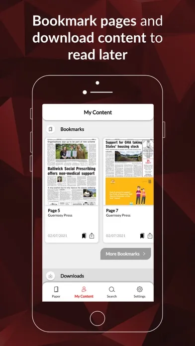 Capturas de pantalla de Guernsey Press and Star