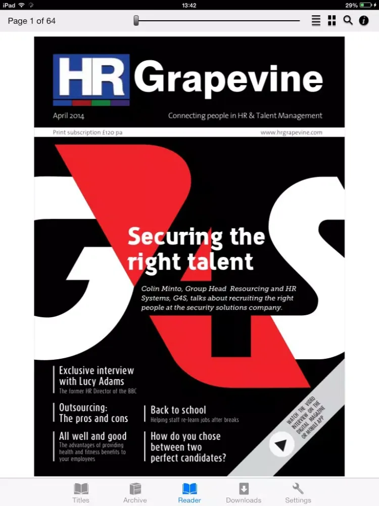 HR Grapevine iPad  স্ক্রিনশট
