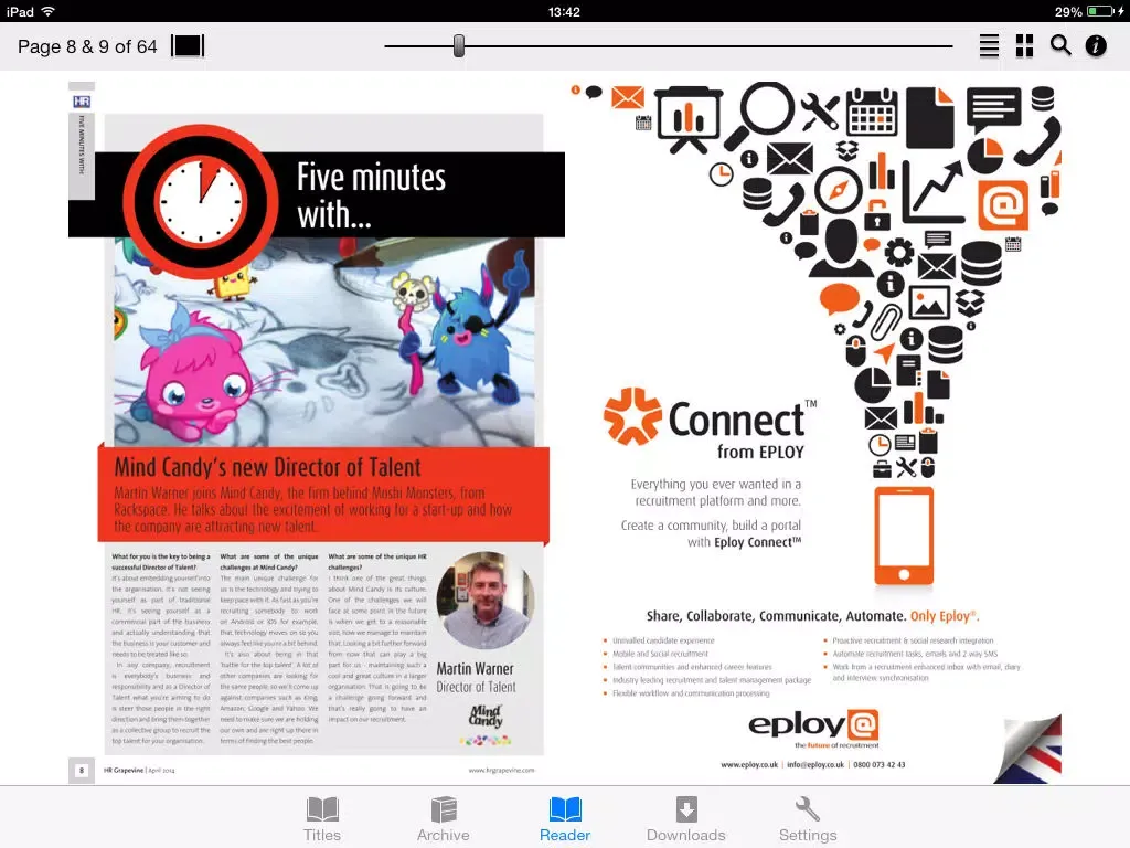 HR Grapevine iPad  স্ক্রিনশট