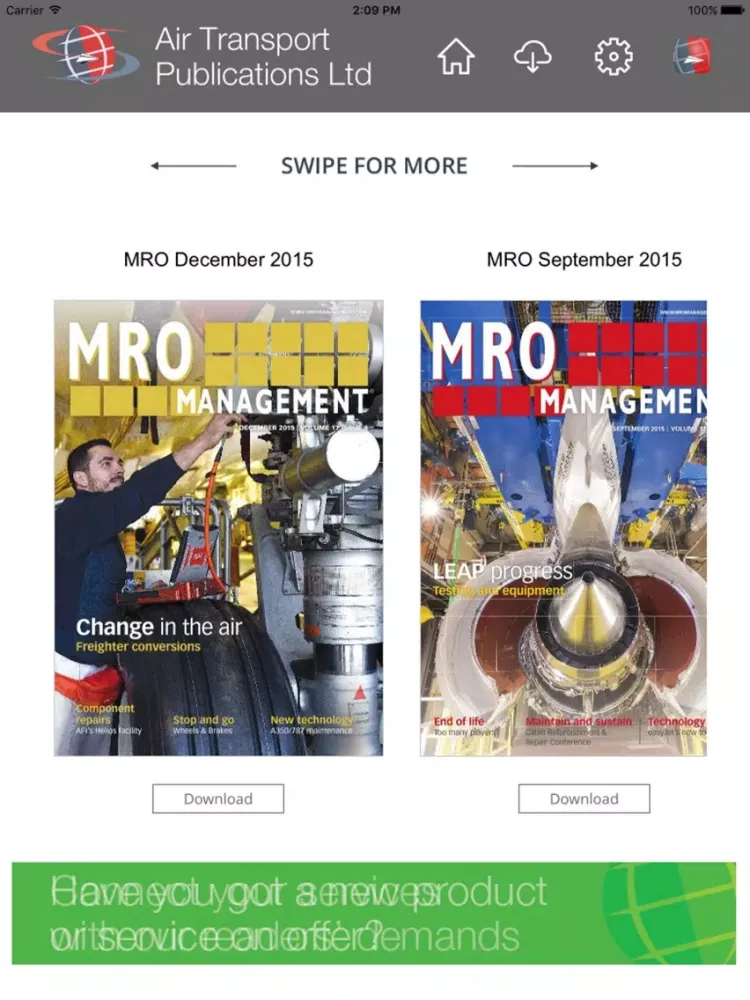 Air Transport Publications iPad  स्क्रीनशॉट