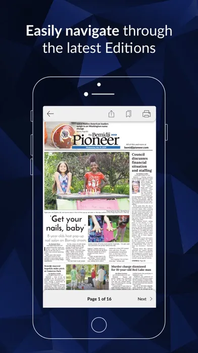 صور Bemidji Pioneer E-paper