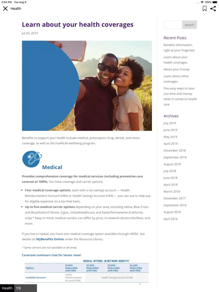 Benefits Made Right (MDLZ) iPad 應用截圖