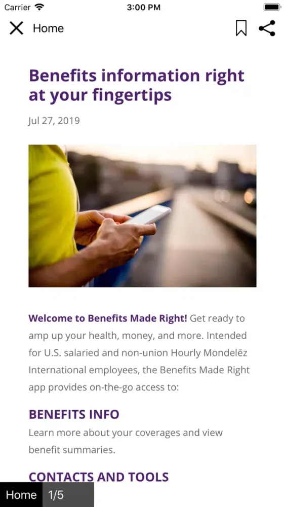 Benefits Made Right (MDLZ)應用截圖
