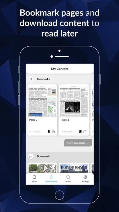 Capturas de pantalla de Brainerd Dispatch E-paper