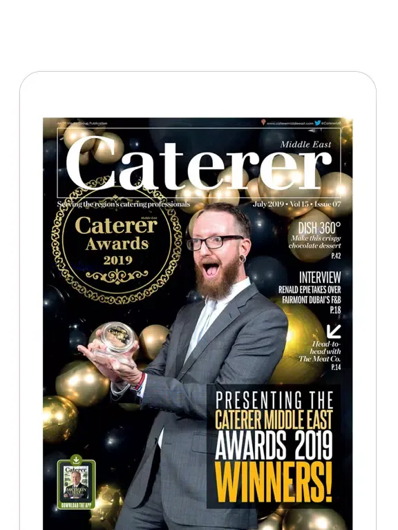 ภาพหน้าจอของ Caterer Middle East iPad 
