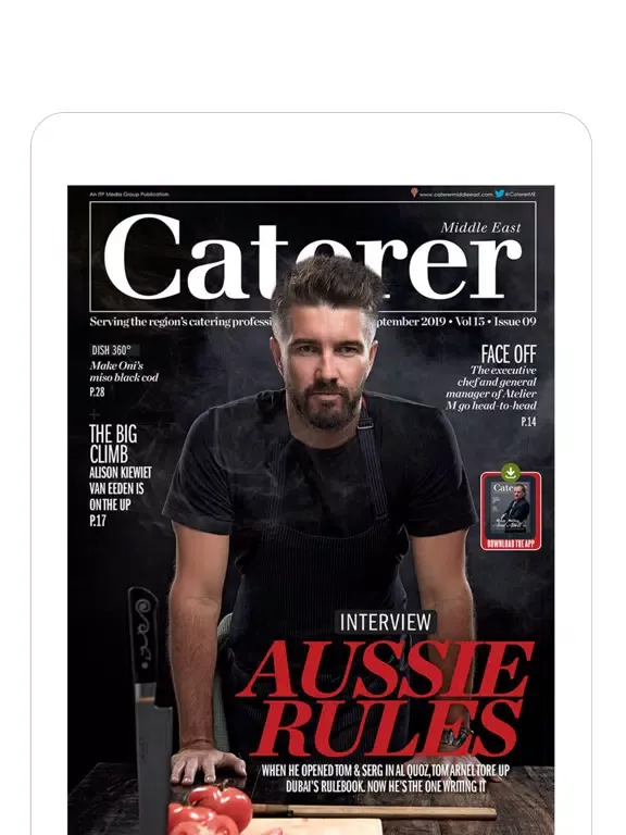 ภาพหน้าจอของ Caterer Middle East iPad 