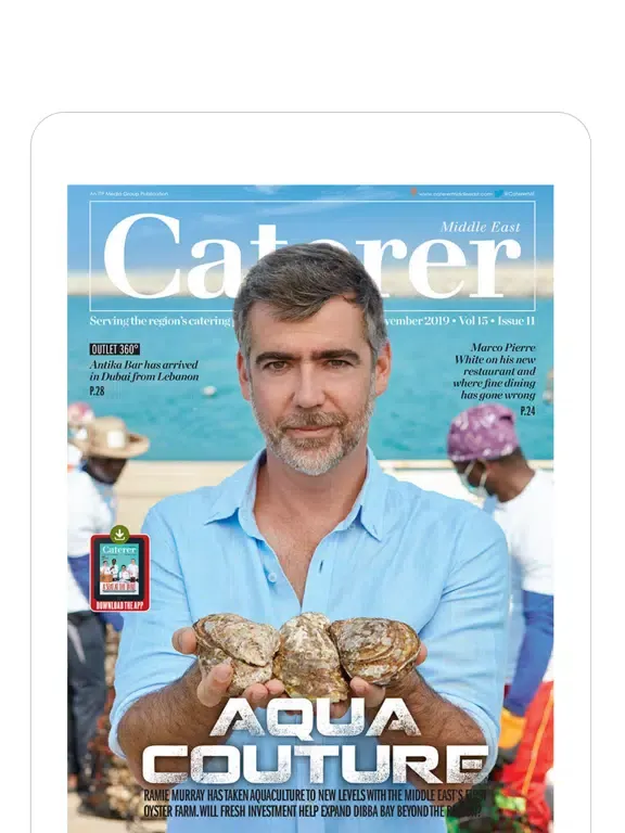 ภาพหน้าจอของ Caterer Middle East iPad 