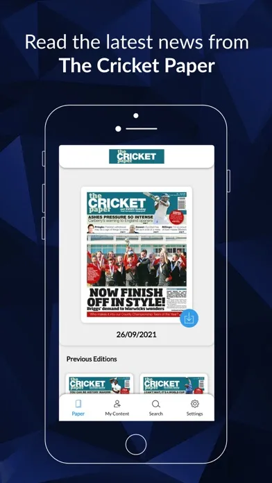 Capturas de pantalla de The Cricket Paper