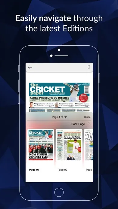 Capturas de pantalla de The Cricket Paper