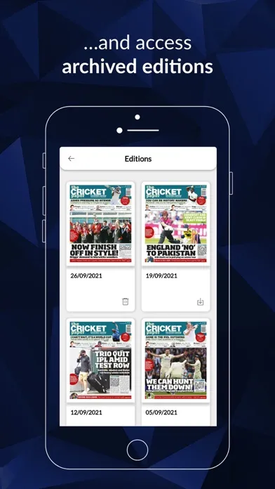 Capturas de pantalla de The Cricket Paper